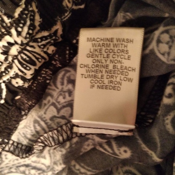 𝅺john Paul Richard Flowy Crop Paisley Pants - Picture 6 of 6